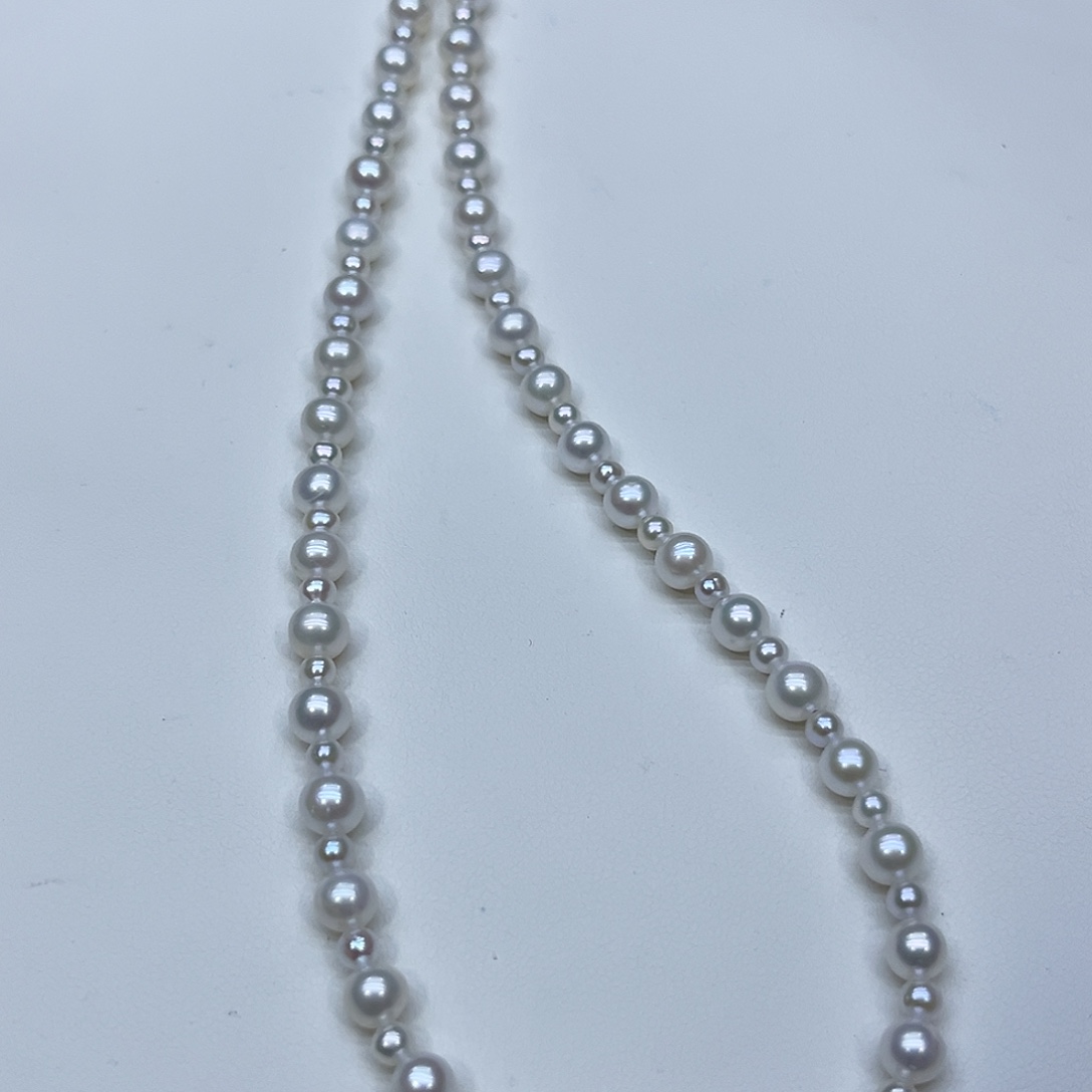 银S925镶嵌颈饰淡水珍珠