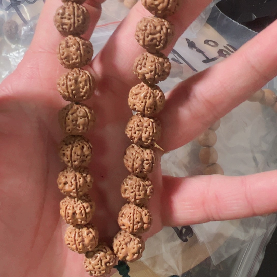 猴头核桃手串金刚菩提 霸王花