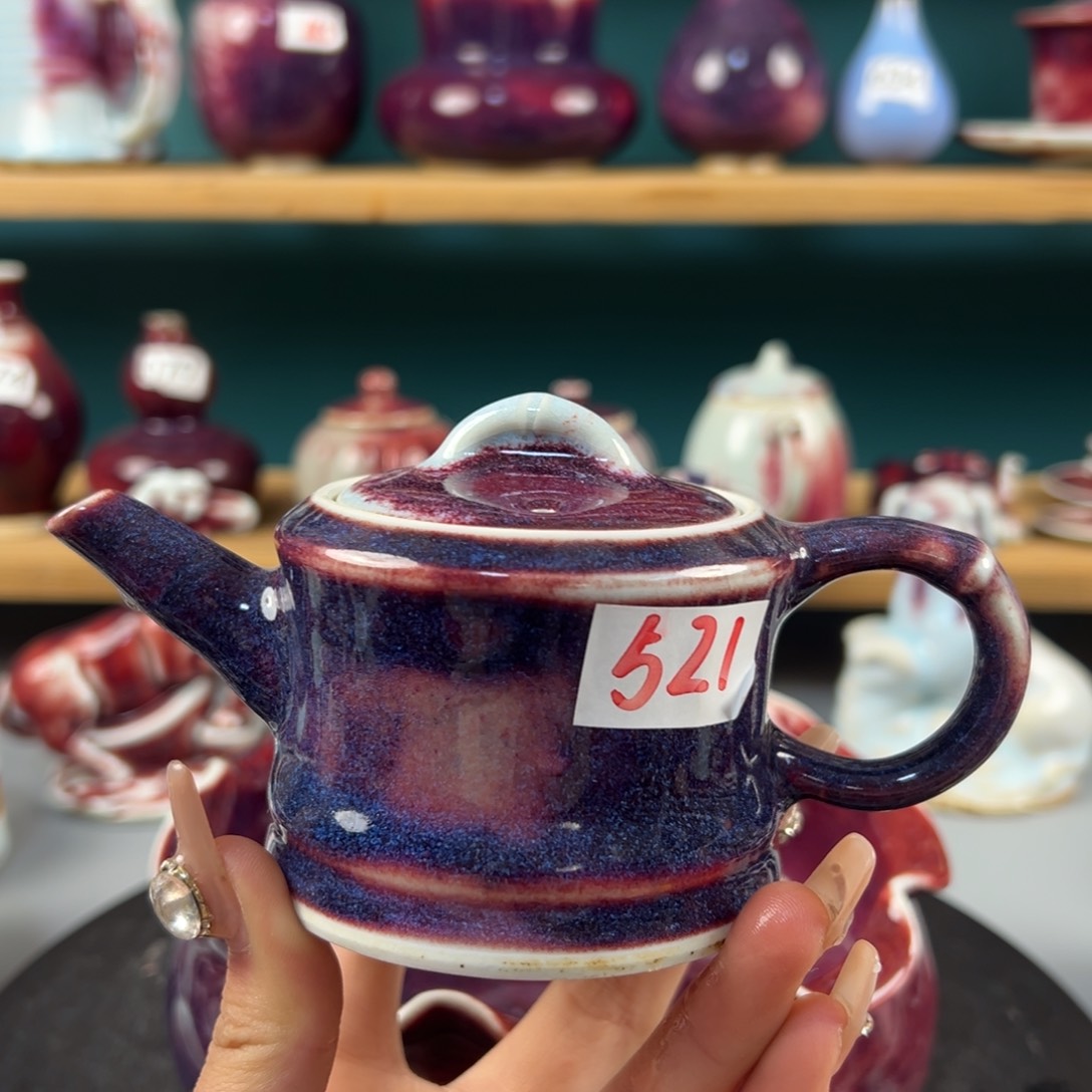 瓷片微瑕壶玉石釉