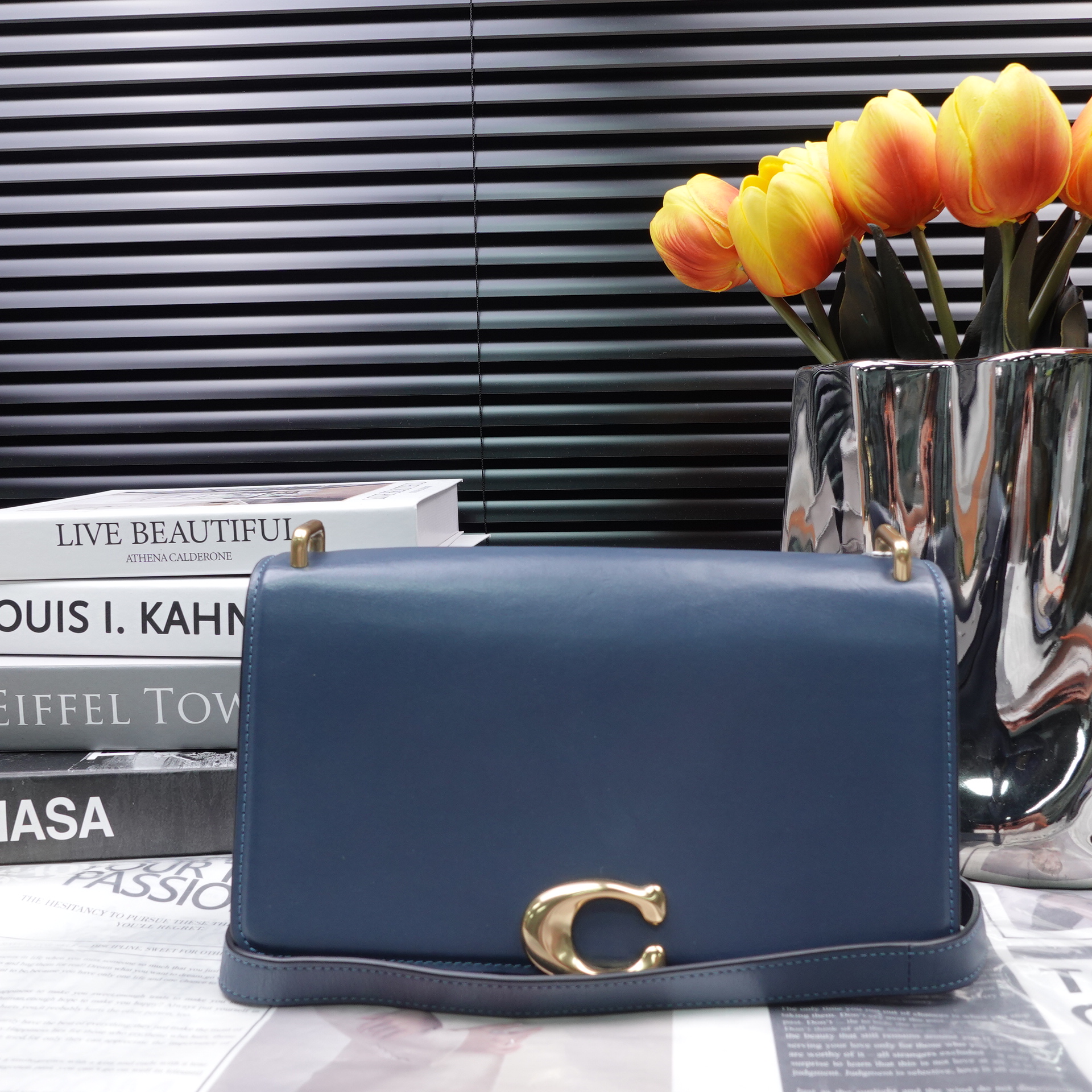 95新 COACH/蔻驰 单肩包/T10221409