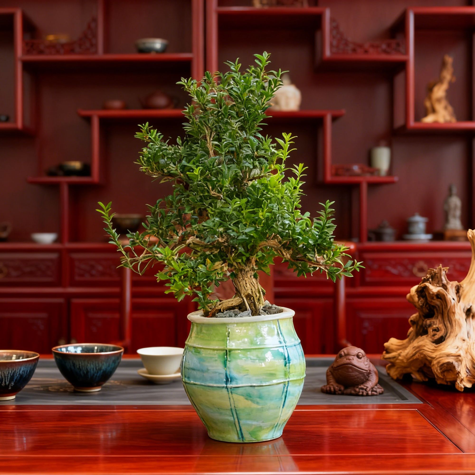 水榭花乡水培黄杨绿植开花室内好养护四季常青桌面懒人好养简约