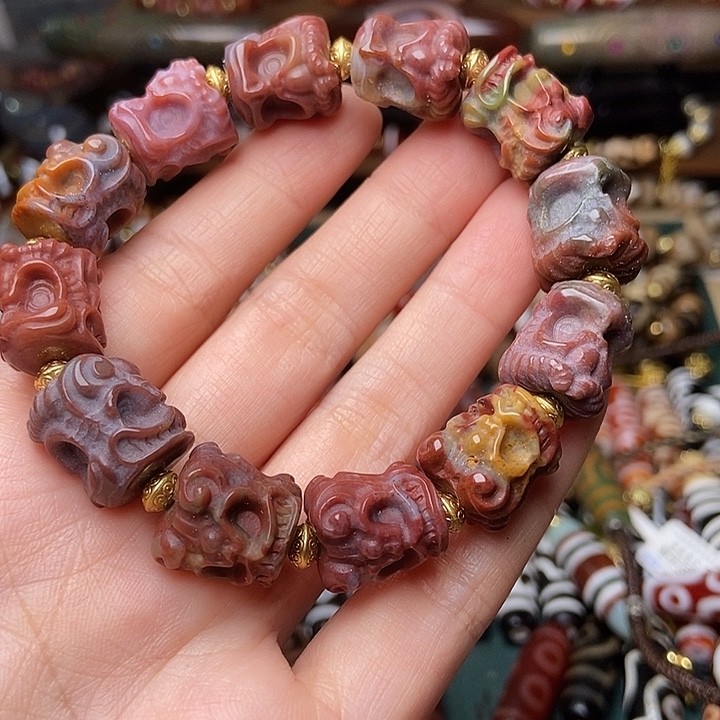 玛瑙/玉髓未镶嵌手链