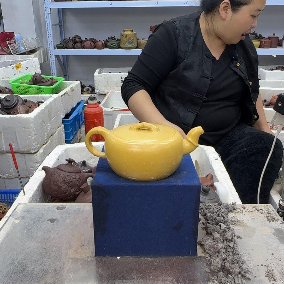 紫砂茶壶宜兴紫砂壶瑕疵处理