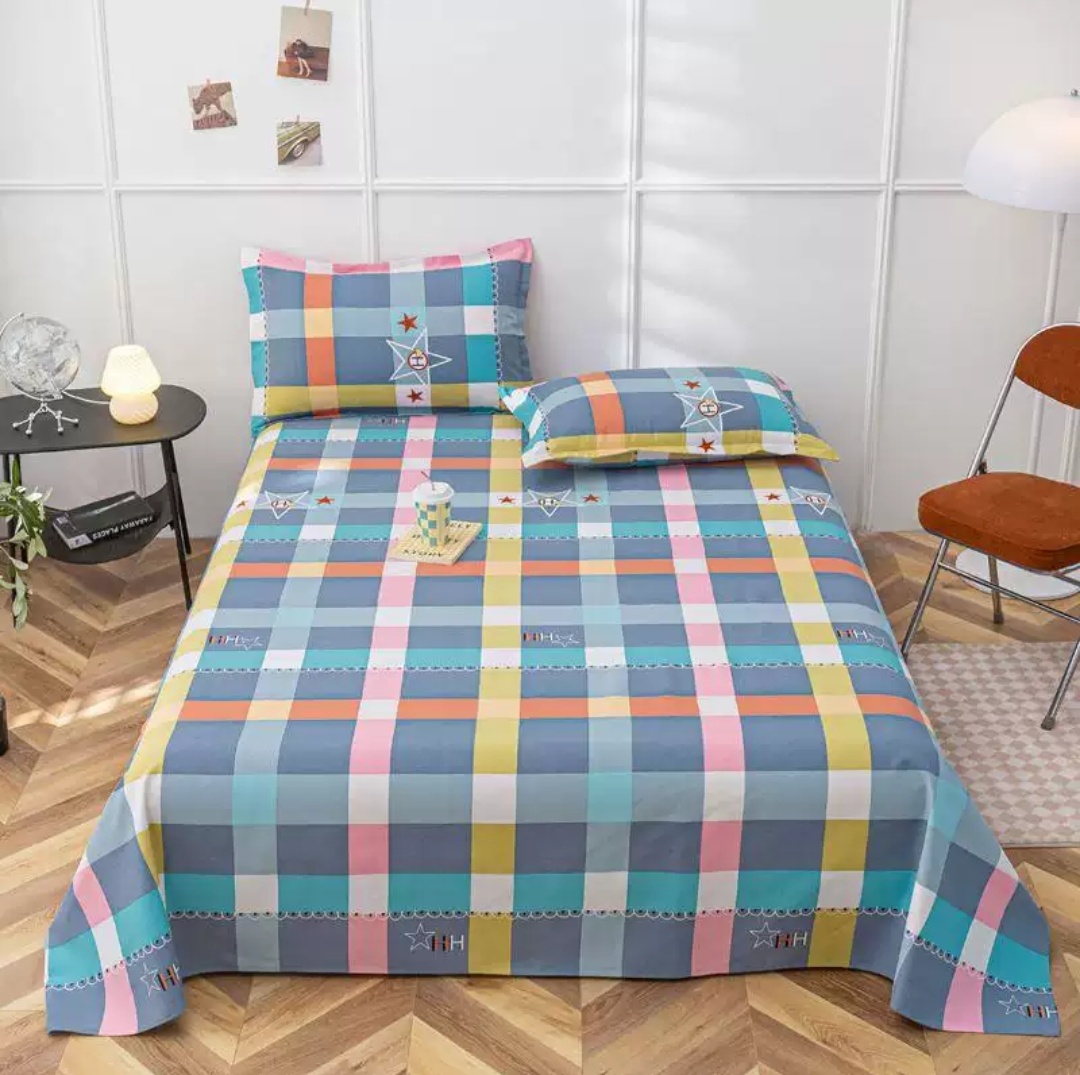 （0018）特厚老粗布床单吸汗透气1.95*2.45米（+－5公分）星雅格