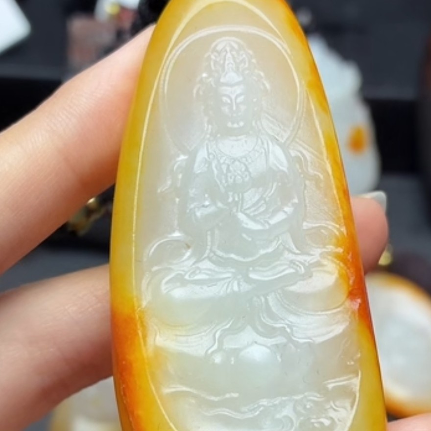 和田玉玉石挂件N1106拍一发一