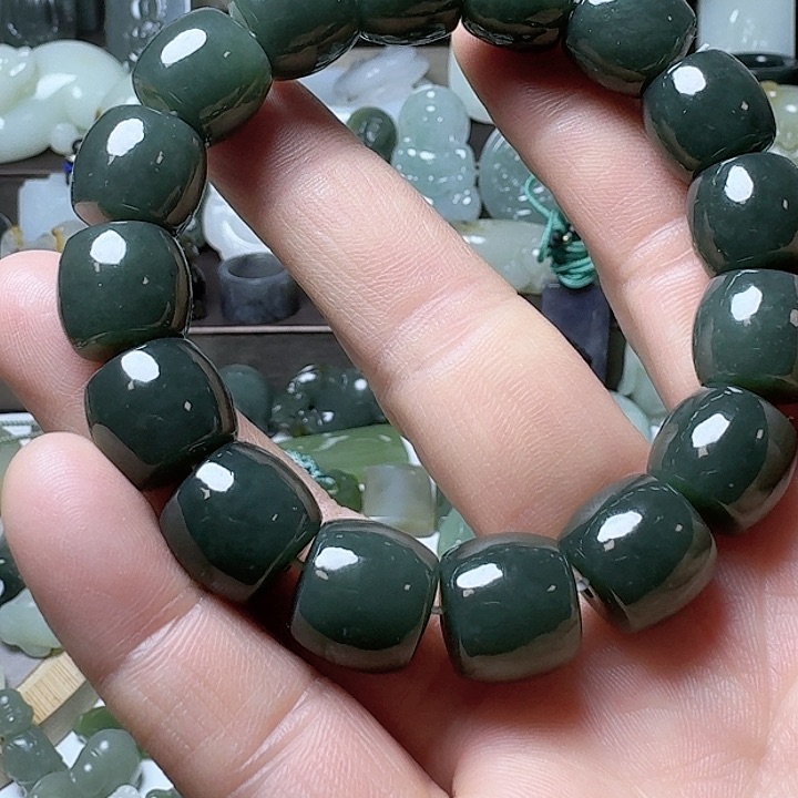 和田玉（糖玉）手链未镶嵌