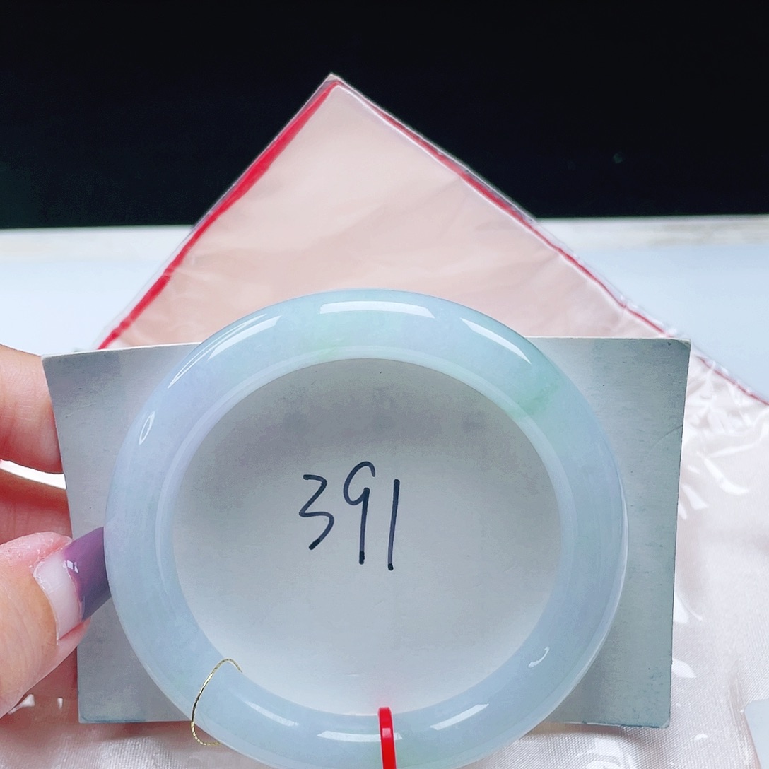 翡翠未镶嵌手镯（圆镯）缅甸翡翠55