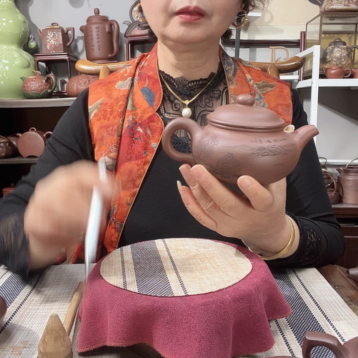 底槽青茶壶小*哥原矿紫砂壶