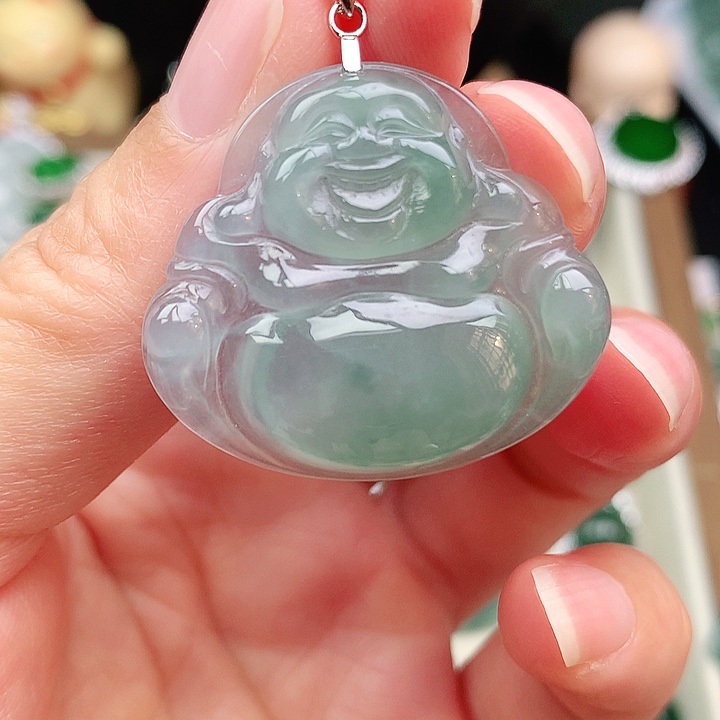 颈饰银S925镶嵌翡翠吊坠