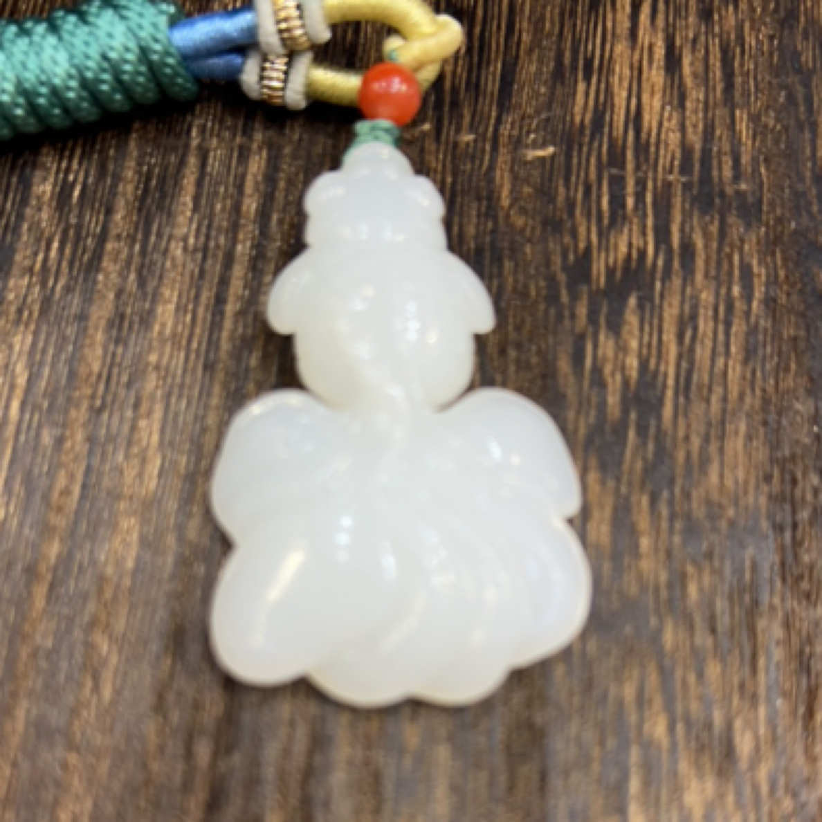和田玉挂件连年有鱼