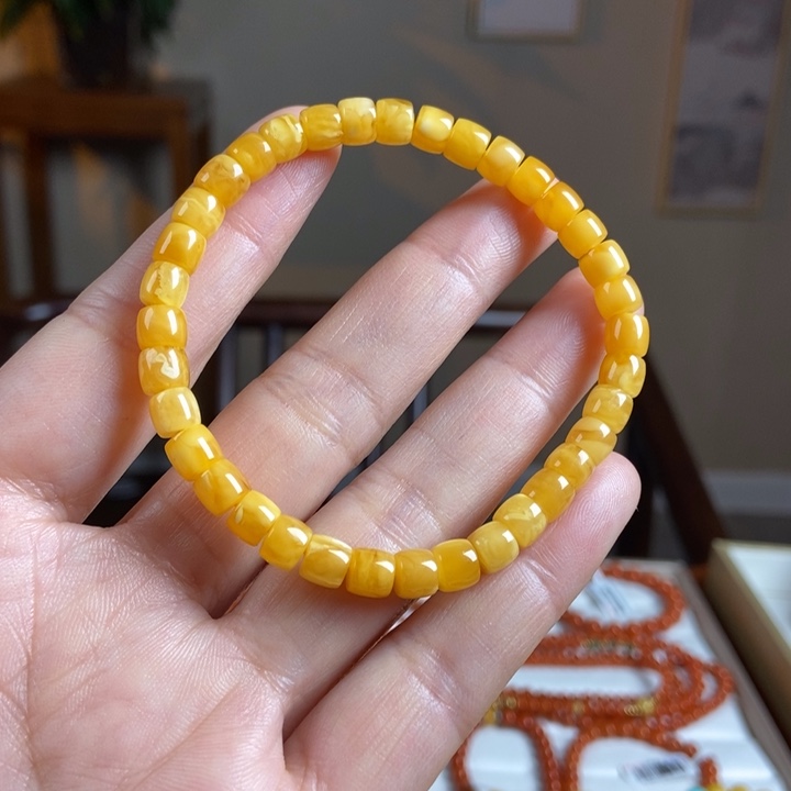 琥珀手链未镶嵌蜜蜡手串6