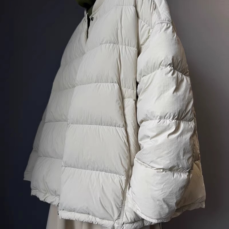 55829球领中长款小众设计宽松大码极简风2025冬季新款潮