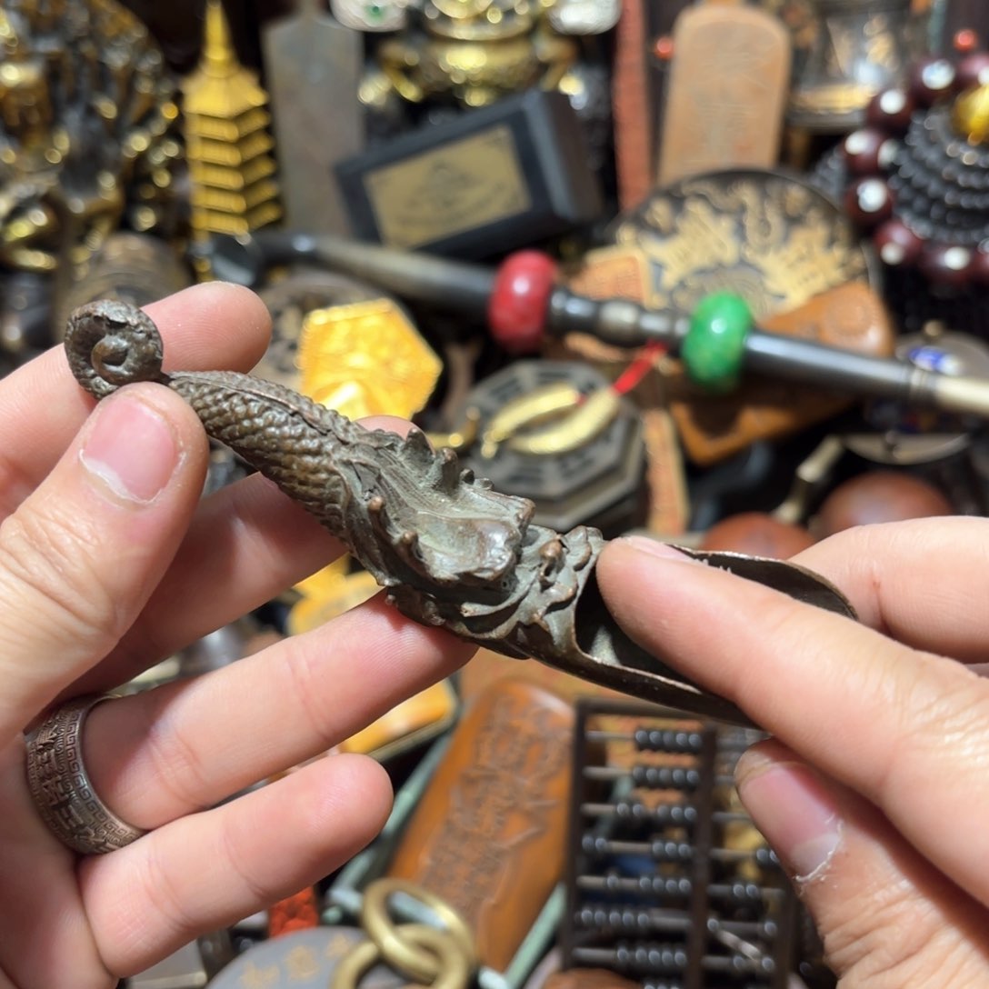 铜器摆件收收藏藏