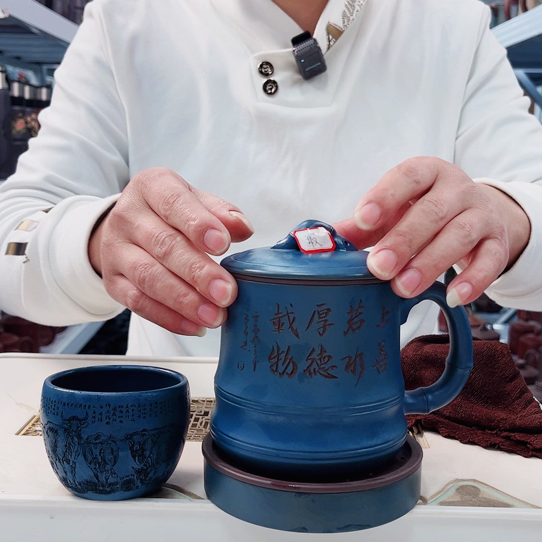 茶杯紫砂五件套带主人杯