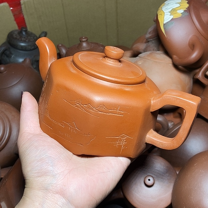 全手工制作宜兴紫砂茶壶
