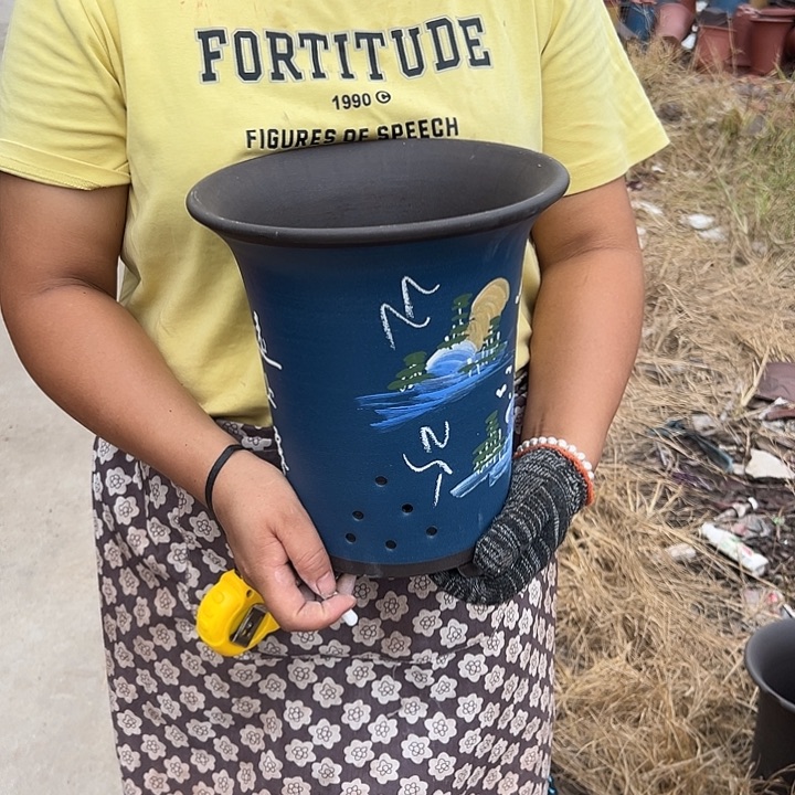 紫砂花盆紫砂花盆