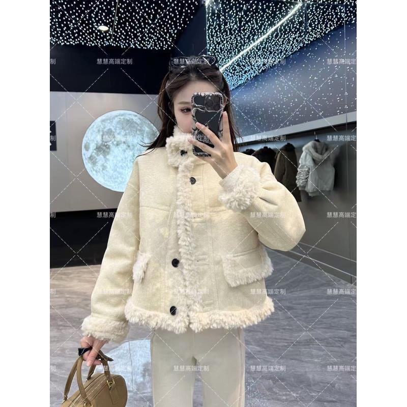 【慧慧】两面穿 新款时尚百搭原创设计师新款 轻奢外套 25701