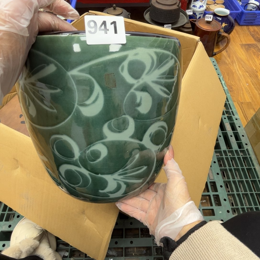 瓷片摆件工艺品摆件666