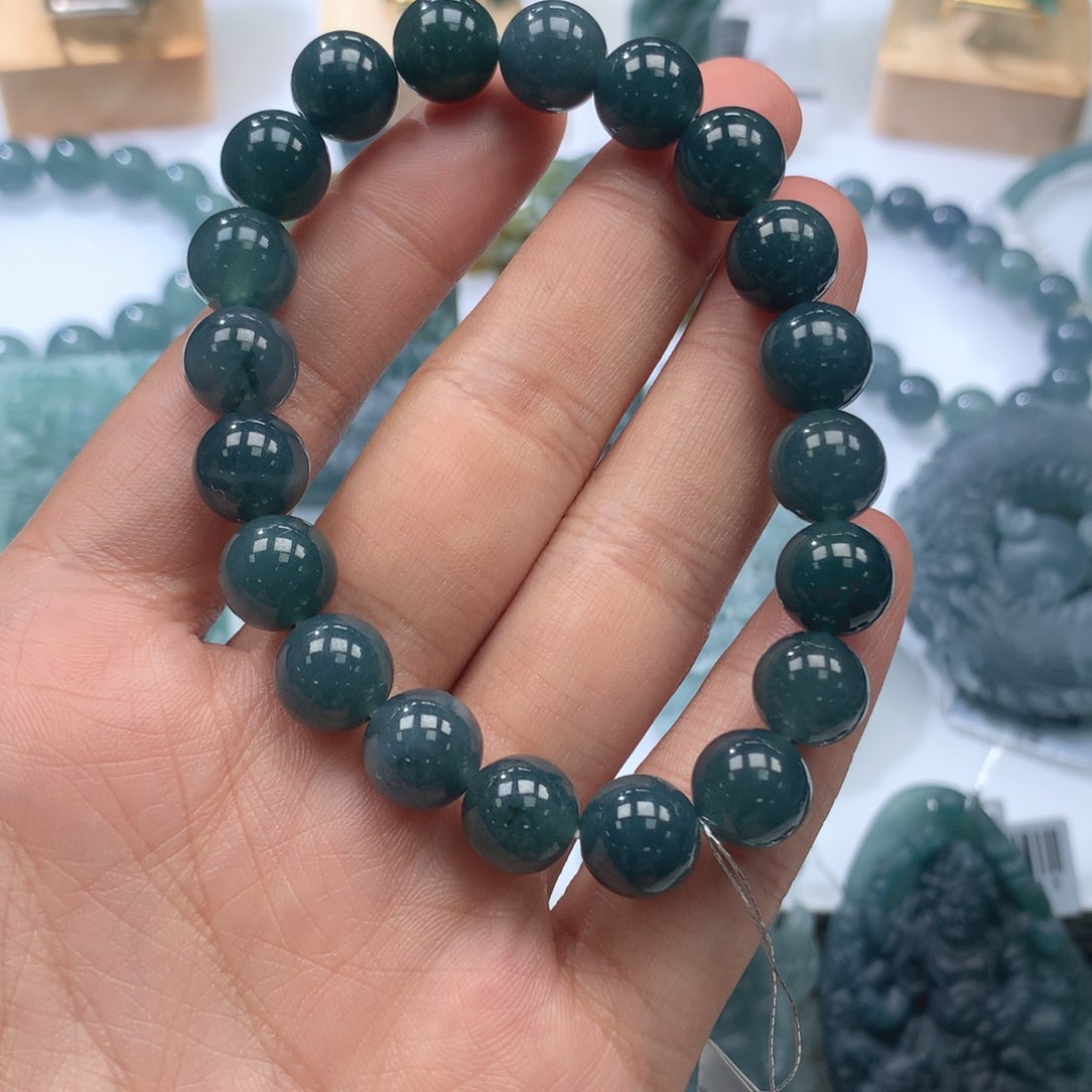 颈饰未镶嵌翡翠天然翡翠