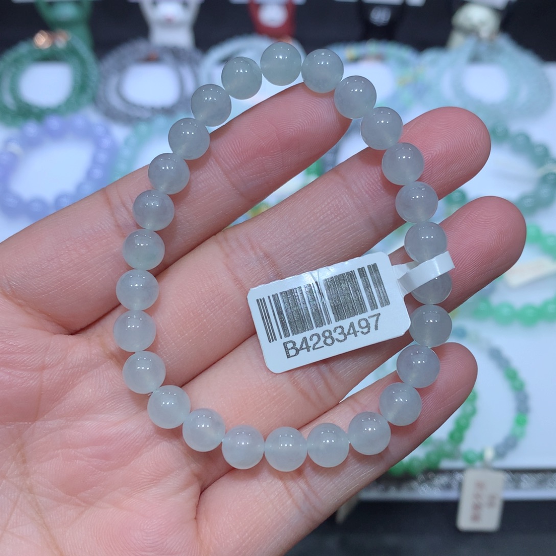 翡翠未镶嵌手串天然