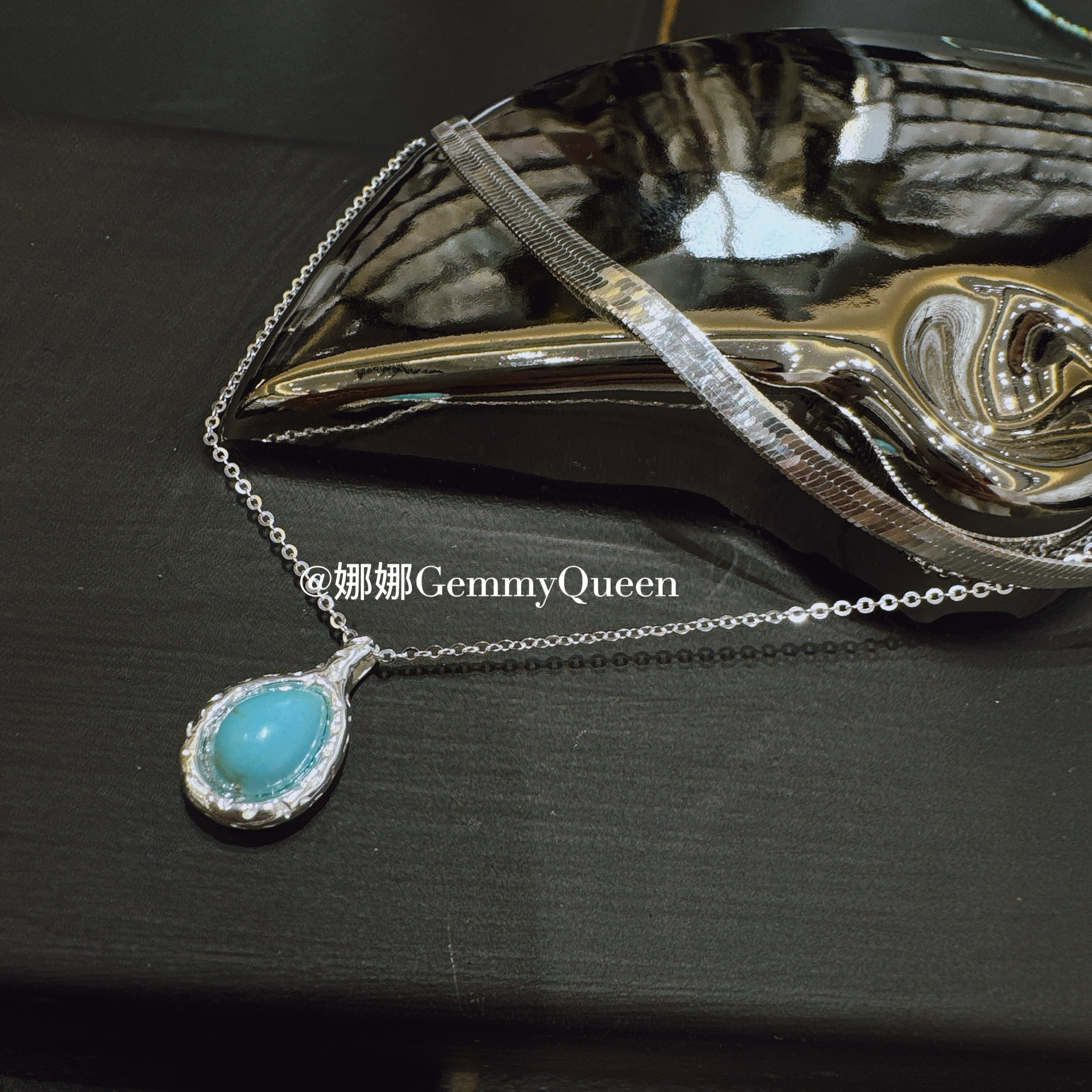 坠链均925银珐琅 娜娜GemmyQueen项链GQ05104