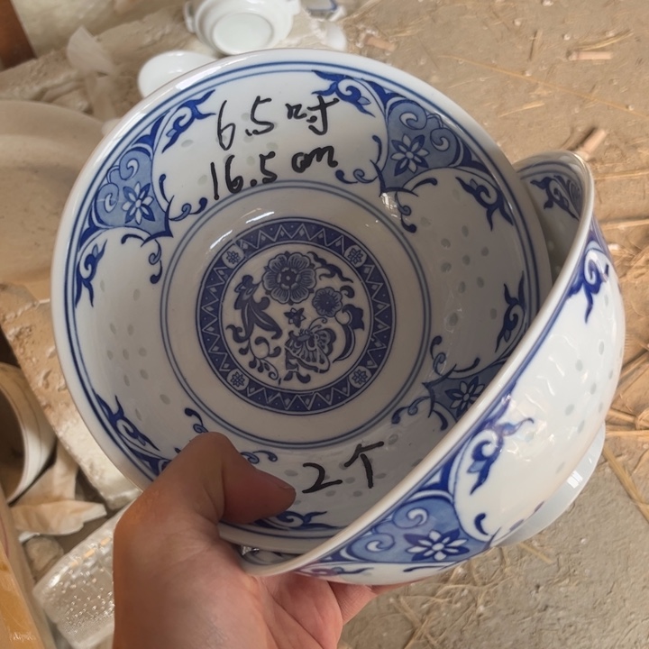 碗陶景德镇高温细白瓷餐具