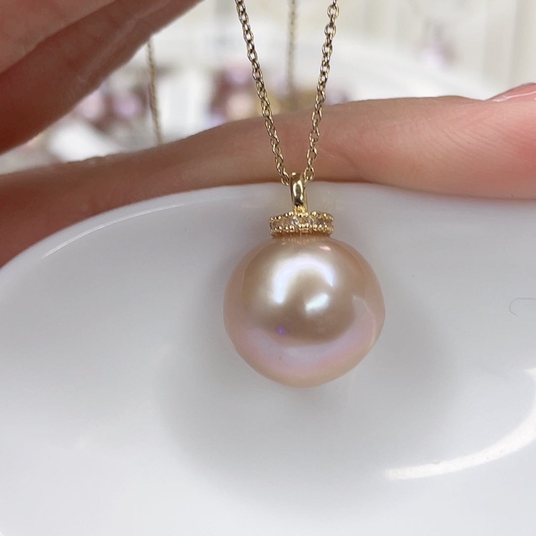 淡水珍珠未镶嵌吊坠(赠链)