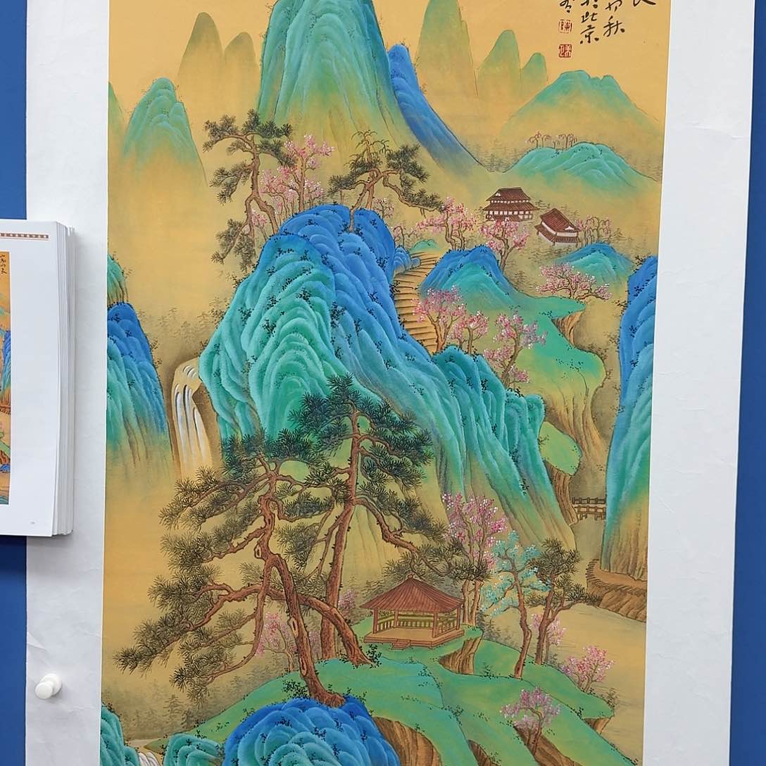 国画多次参加国内外大型展览交流