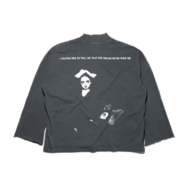 【3652】E R D THE HERN HAITINGTOO“洗水做旧长袖T恤娜奥米 沃茨