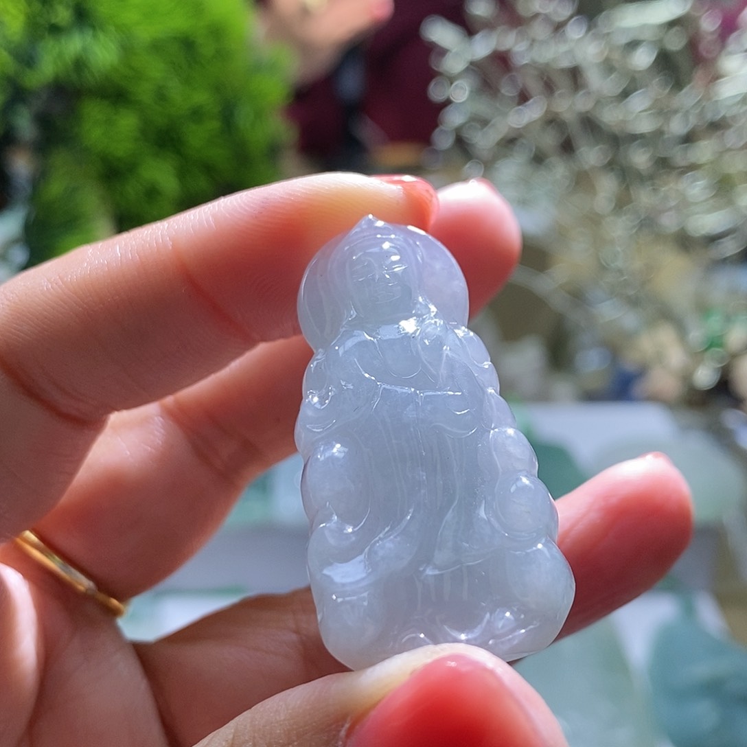 【闪购商品】翡翠颈饰未镶嵌观音