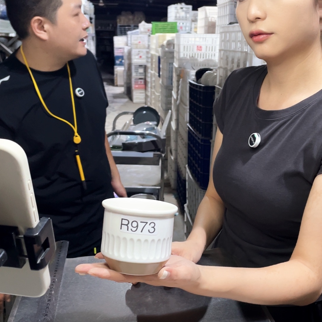 瓷片973             6个带盖