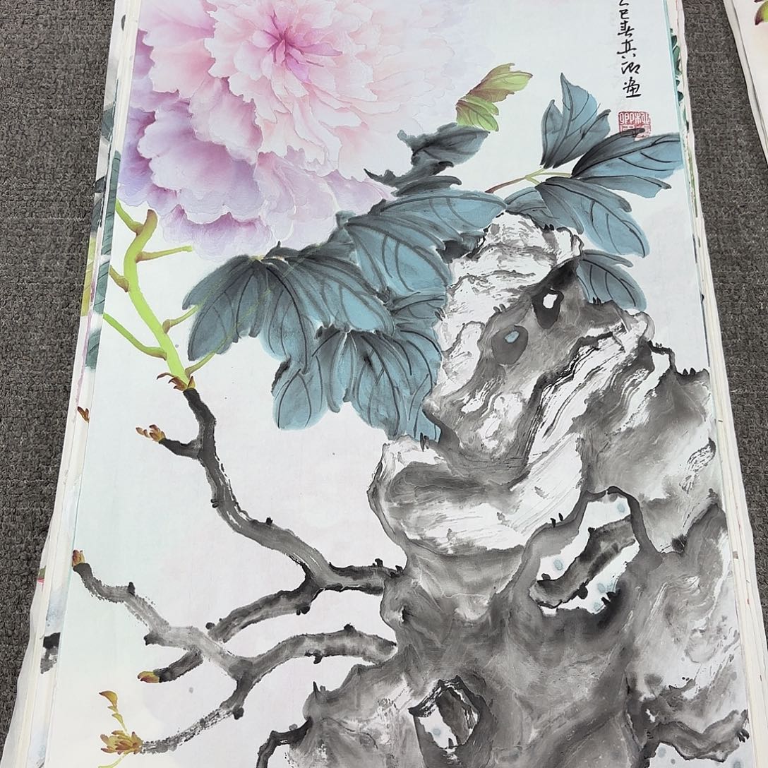 国画国画作品多次在国内外