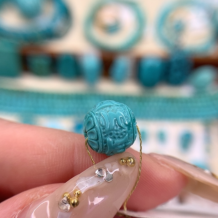 绿松石挂件未镶嵌