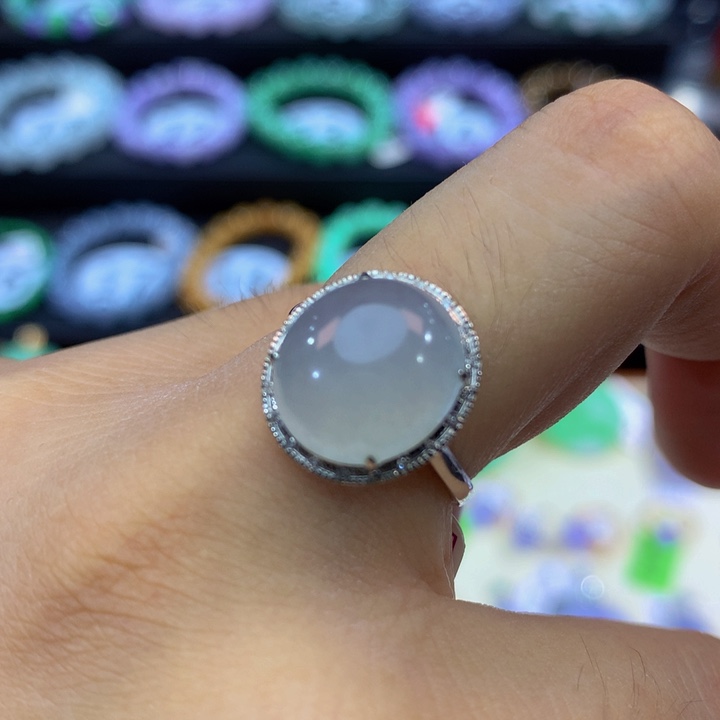 18K金镶嵌手链翡翠翡翠