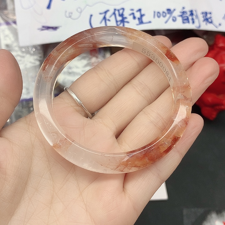 黄晶手镯未镶嵌156(55dfff）