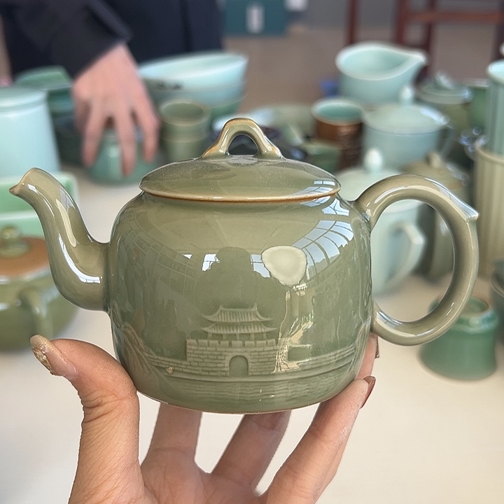 小米茶器龙泉青瓷