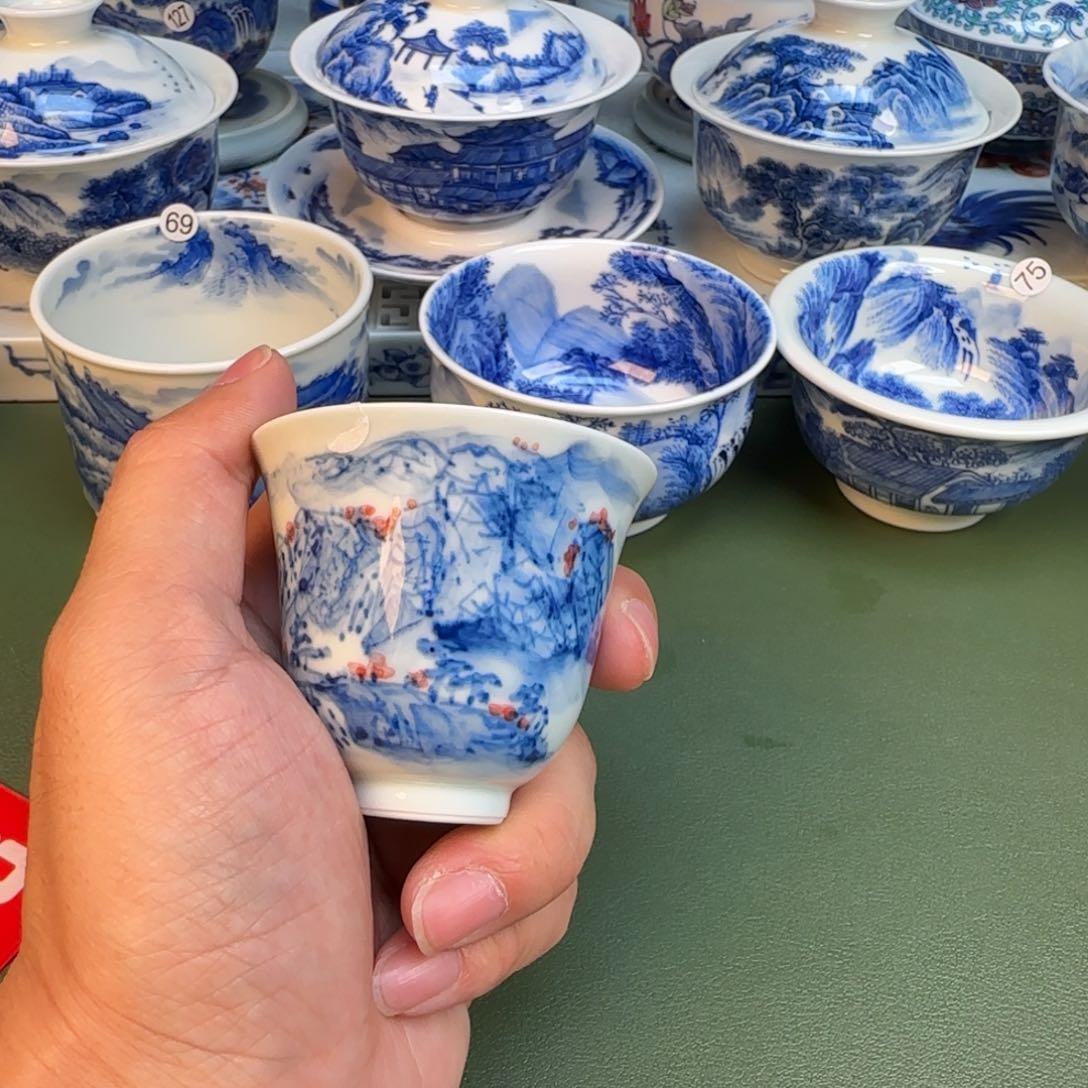 纯手工纯手绘茶具79