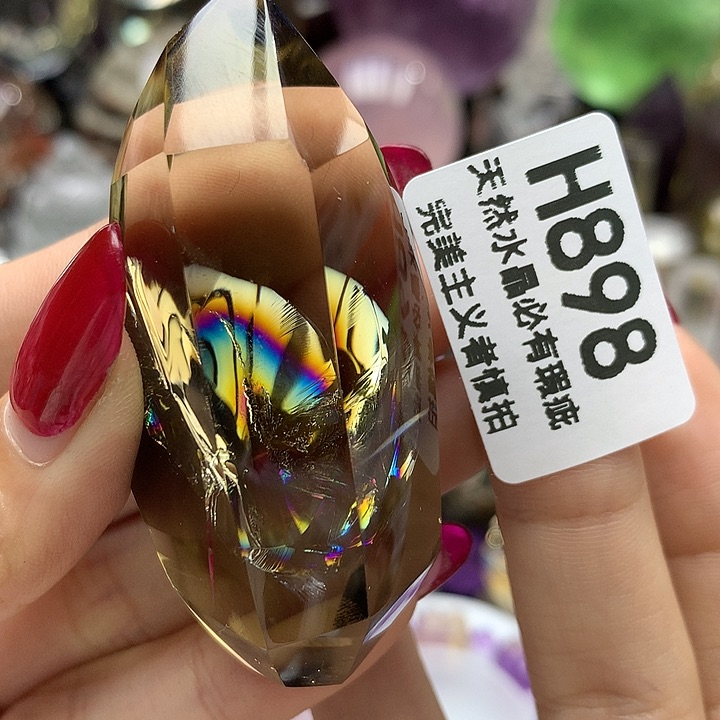 水晶未镶嵌水晶吊坠