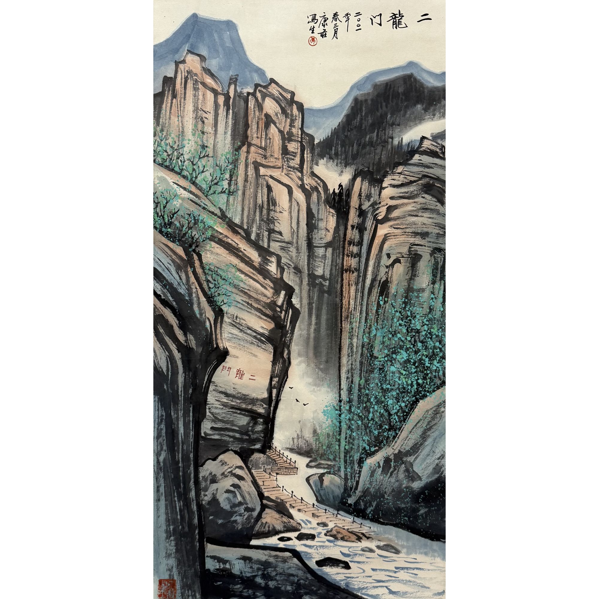 【山水】  49x99    CP-40449    立轴