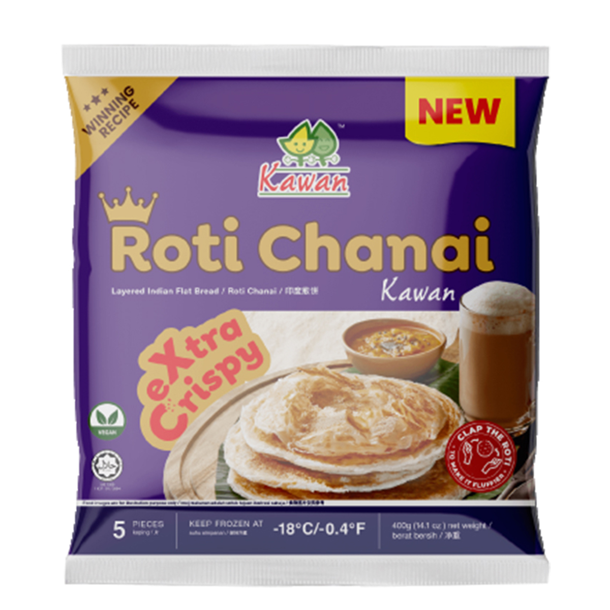 （26.2.15到期）五包印度煎饼400g