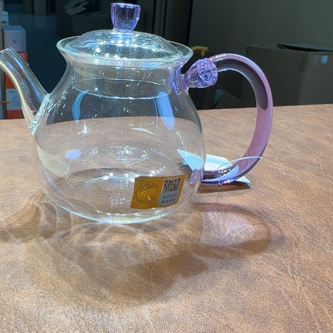 禾器清莲壶浅紫色