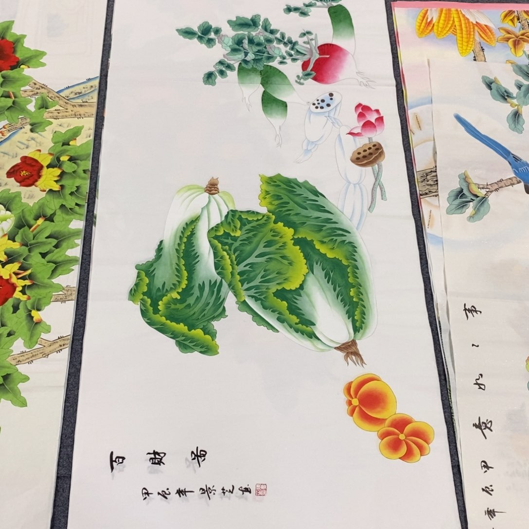 国画140✖️70工笔画画画画画画画