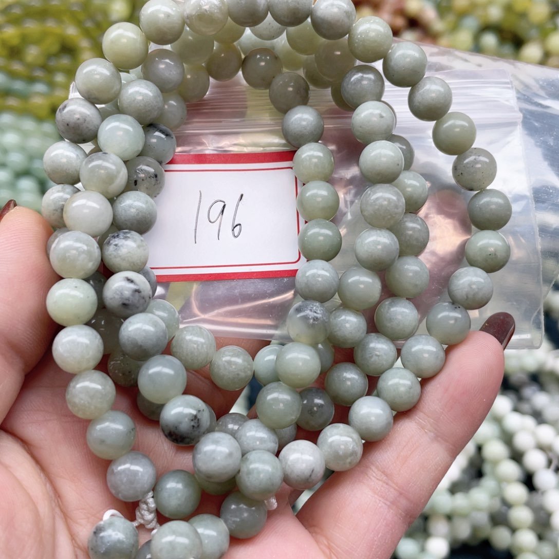 未镶嵌蛇纹石玉手串