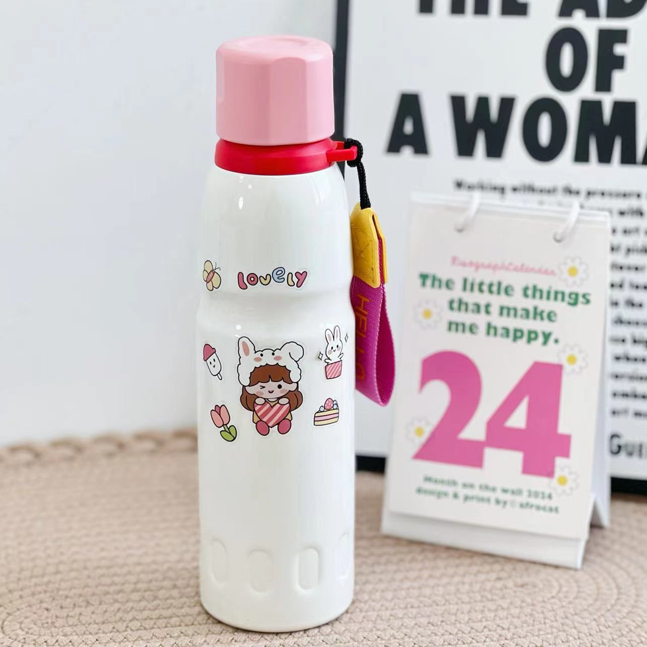 【米果妈】新款户外便携运动水杯(520ml)R2351