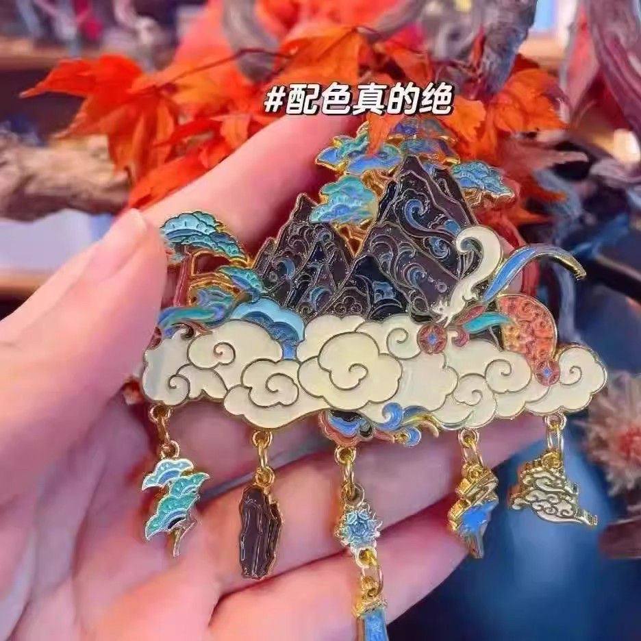 安徽黄山宏村西递合肥金属冰箱贴文字图案地标原创旅游纪念伴手礼