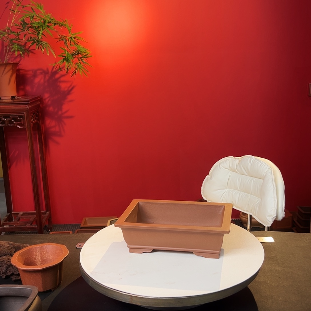 紫砂花盆嘣*哒紫砂马槽