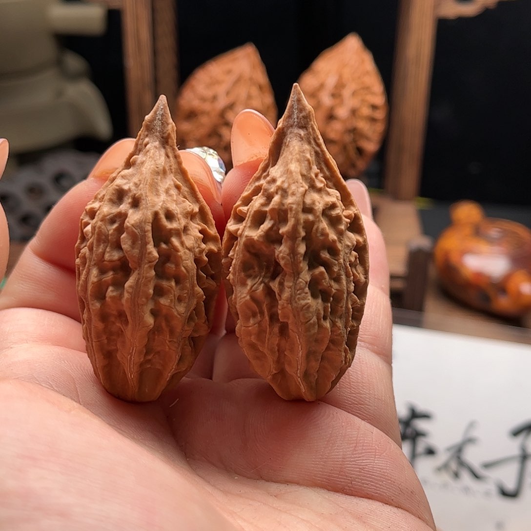 文玩核桃把件关东女子家楸大胖104