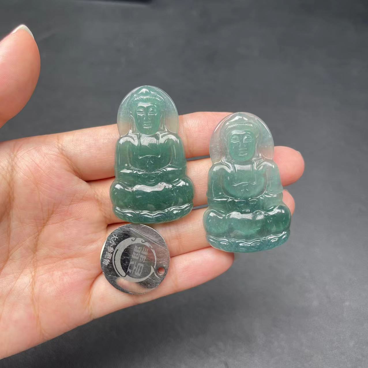 36865T30-3B06-天然A货翡翠吊坠绑绳-多样性发其一