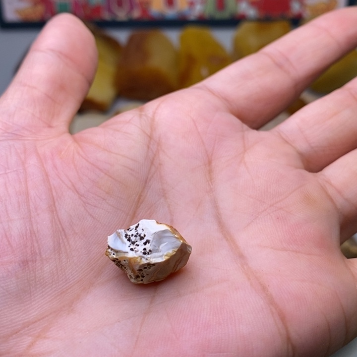 兔***定制琥珀天然蜜蜡奥利奥