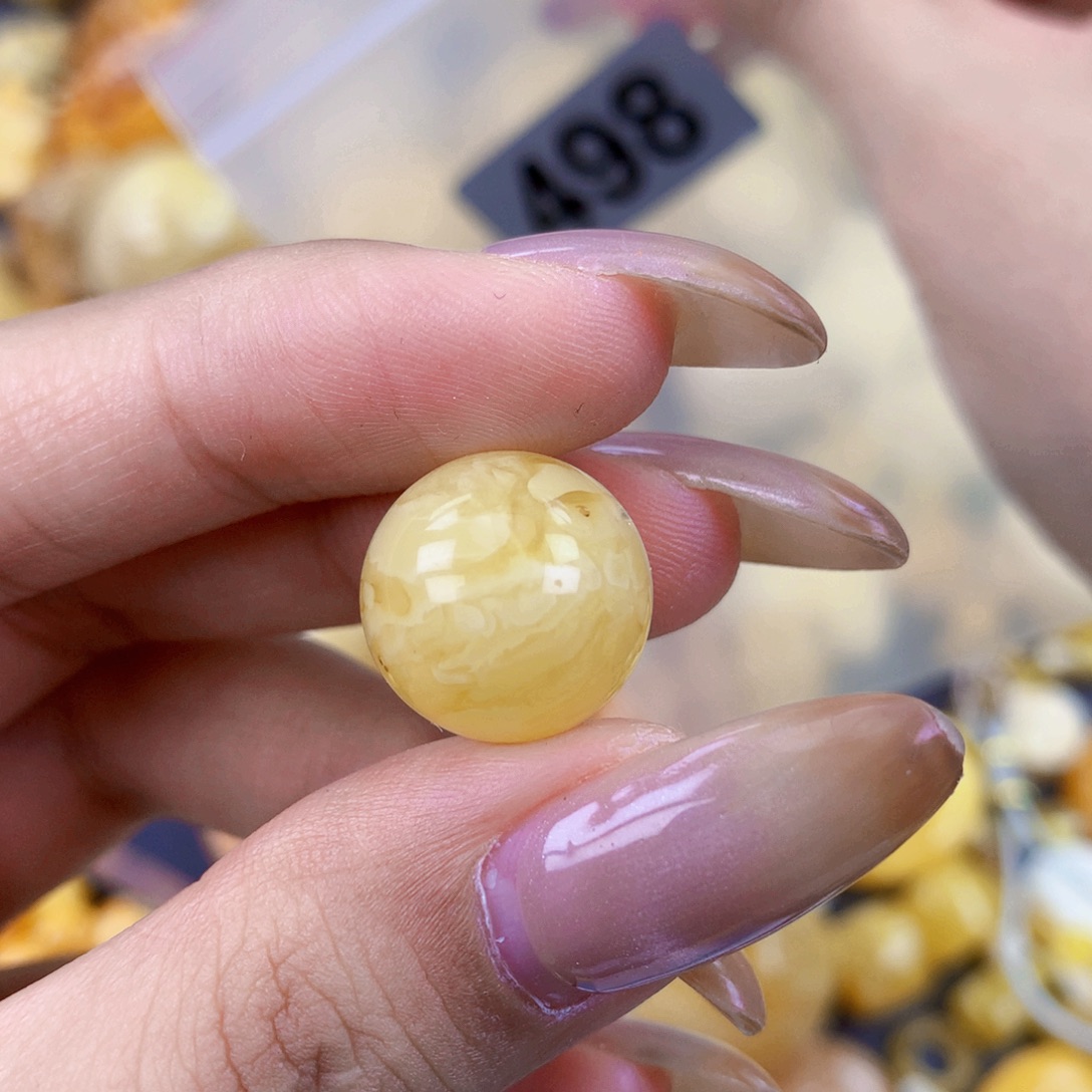 琥珀未镶嵌珠宝奇石15 粉